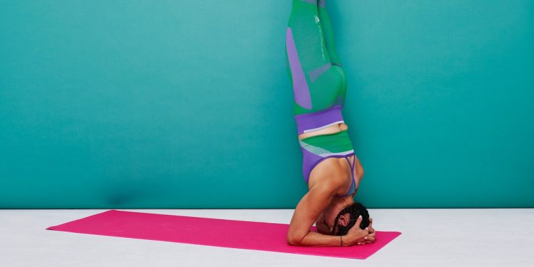 How to Do the Headstand Pose in Yoga Without Kicking Your Way Up