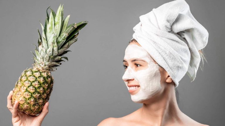 6 pineapple face masks for glowing skin