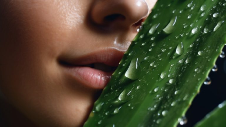 Does aloe vera work for chapped lips?
