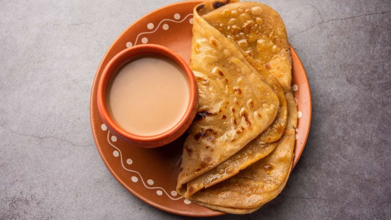 Is eating paratha with tea in your breakfast healthy?