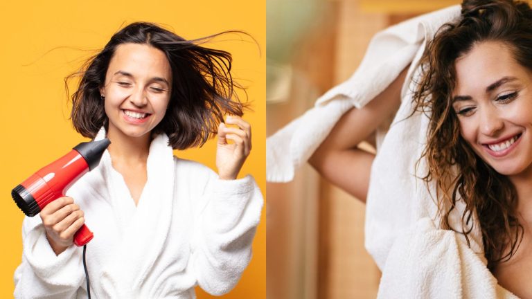 Air drying vs blow drying: Which one is good for your hair?