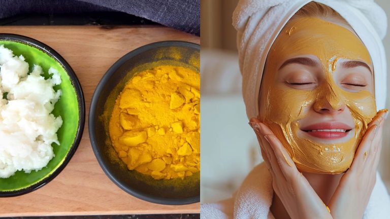 Remedy for clear skin: Use turmeric and coconut oil face mask