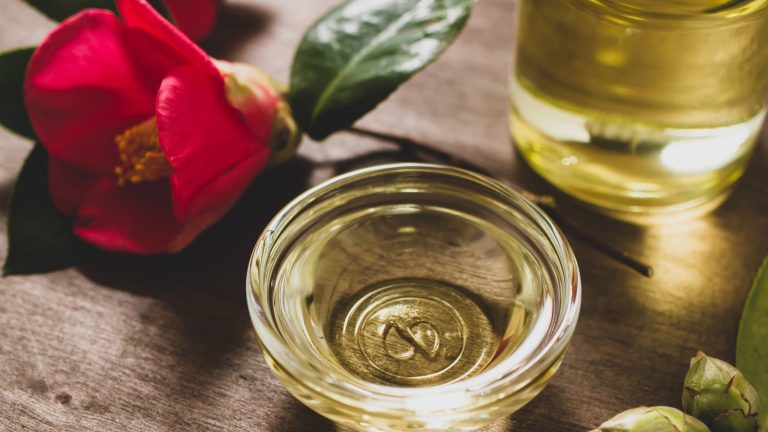 Using camellia oil can give your skin a natural glow